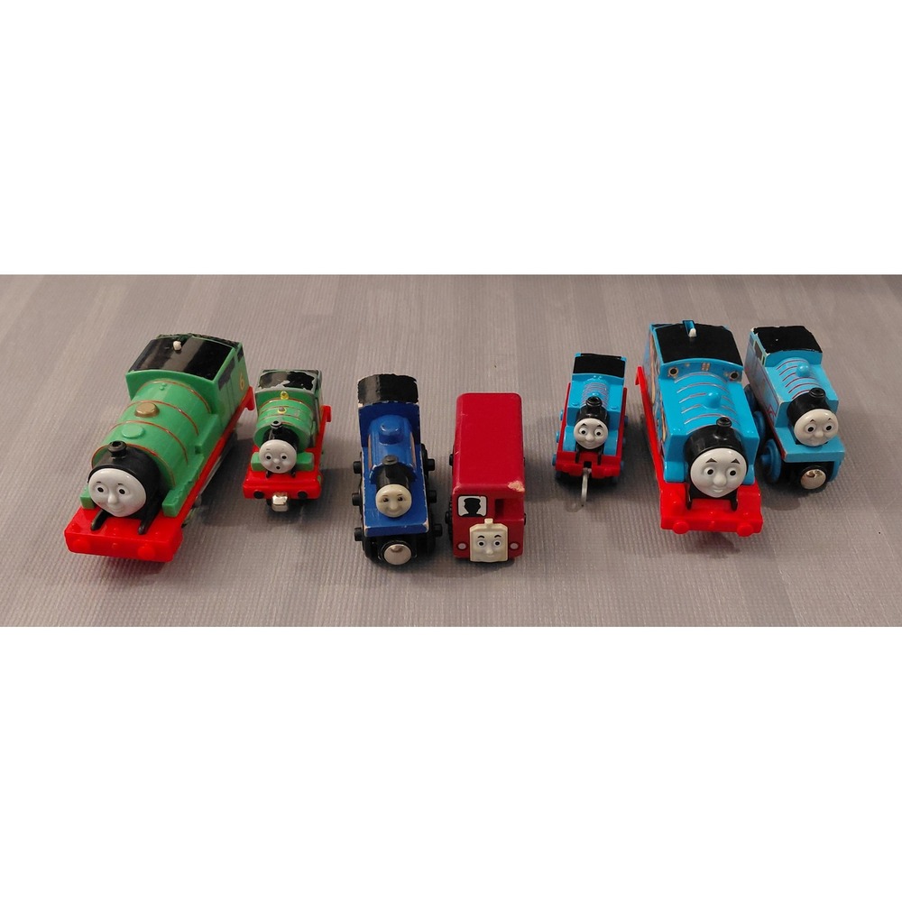 Thomas & Friends Train Lot Thomas Percy Bertie Wooden Plastic Mixed‎ Engines 7pc